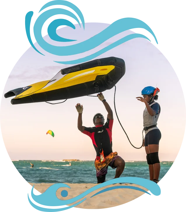 Image représentant du wingfoil
