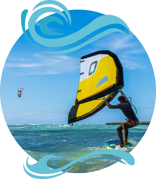 Image représentant du wingfoil